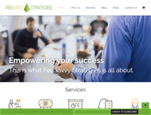 Tablet Screenshot of fedsavvystrategies.com